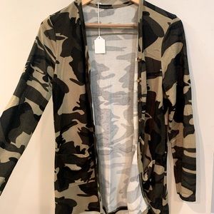 Camo Cardigan
